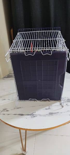 bird cage almost new condition size 12X15X17 5