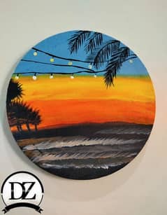 beautiful handmade canvas painting