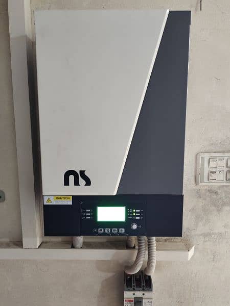 NS 6 KW Hybrid inverter IP-21 with 3.5 year service warranty. 1