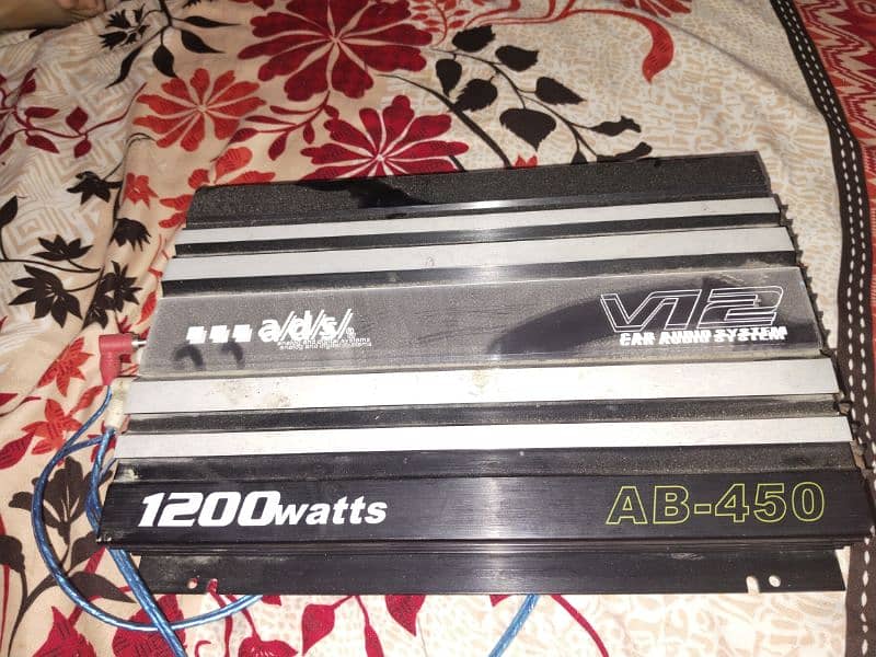 ADS 4 CHANNEL POWER AMPLIFIER 1200 WAT 0