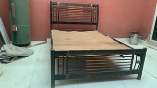 iron bed