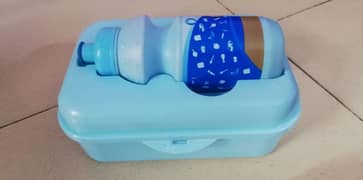 lunch box with bottle (school lunchbox, water bottle)