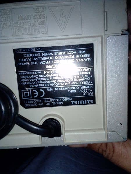 Aiwa. vcr good working 2