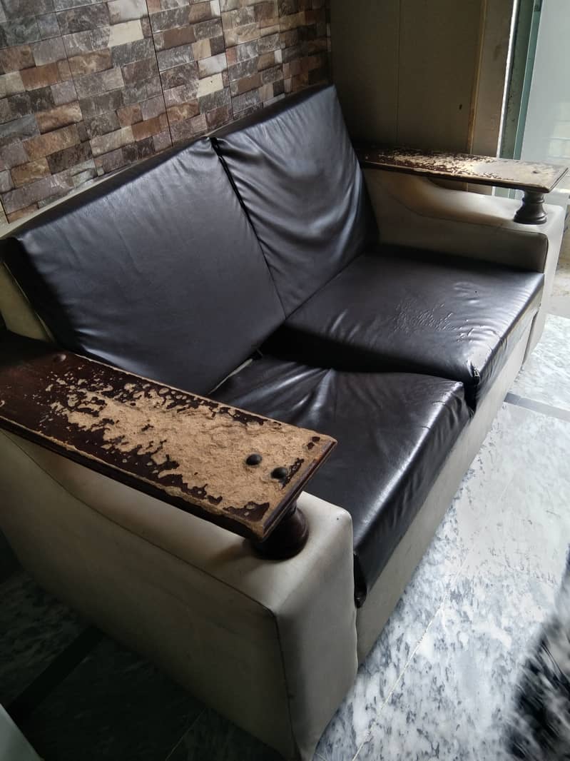 2 Seater Sofa Leather Poshish 0