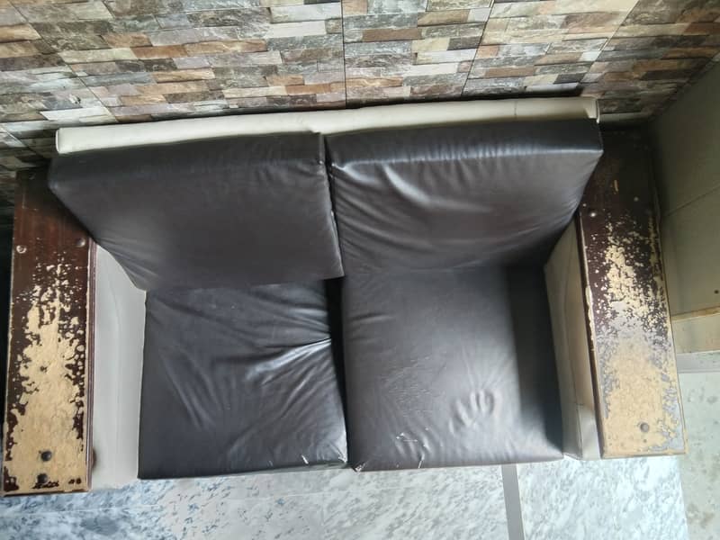 2 Seater Sofa Leather Poshish 1