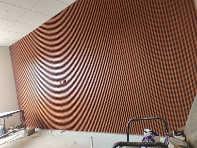 PVC wall panel / wallpanel / wooden panel /Wpc wall panel/Fluted panel 1