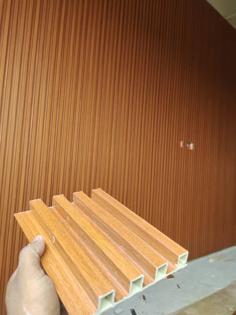 PVC wall panel / wallpanel / wooden panel /Wpc wall panel/Fluted panel 6