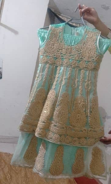 Short frook with Lehnga Medium size 2