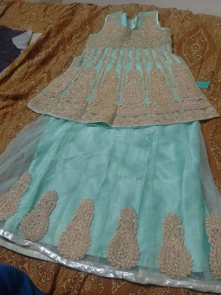 Short frook with Lehnga Medium size 5