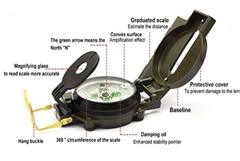 Marching / Orienteering Lensatic Compass 3