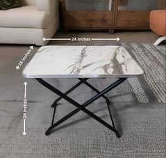 1 Pc Foldable and Adjustable Coffee Table