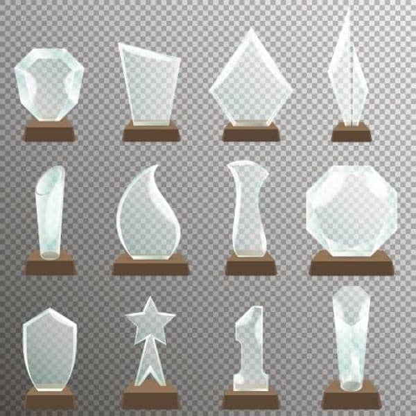 Acrylic sheilds, school & college sheilds, sports sheilds awards 0