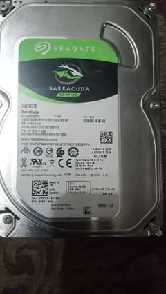 500 GB HDD health 85% persent