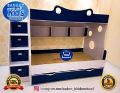 Triple bunk bed for kids