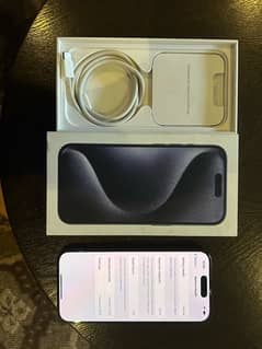 iPhone 15Pro 512GB in new condition PTA approved