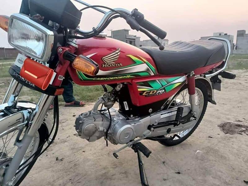 Honda Cd 70 2022 Modal Like Brand New 1