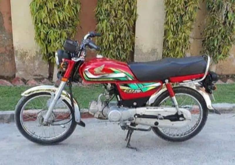 Honda Cd 70 2022 Modal Like Brand New 2