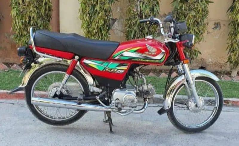 Honda Cd 70 2022 Modal Like Brand New 3