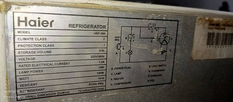 Haier 11 cu ft fridge 9