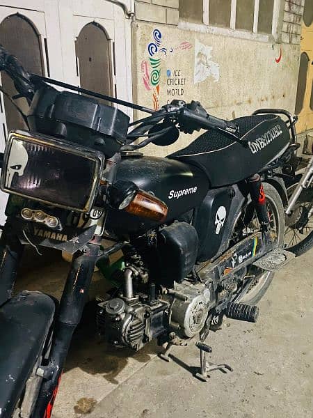 Yamaha 4 stroke modified 100cc. 2