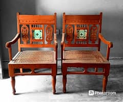 teak sofa set with canning