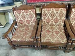 5 Seater Sofa Set, Solid sheesham wood