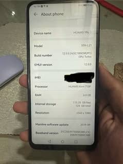 Huawei Y9S 6gb 128gb PTA approved