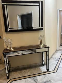 Cansole mirror center tables tea trolley