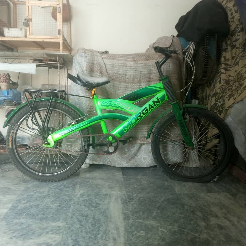 Morgan green cycle for sell, in good condition. 1