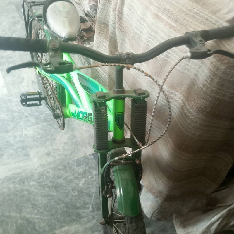 Morgan green cycle for sell, in good condition. 7