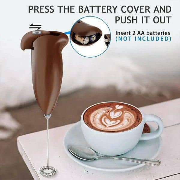 PORTABLE ELECTRIC BEATER | COFFEE EGG BEATER 0