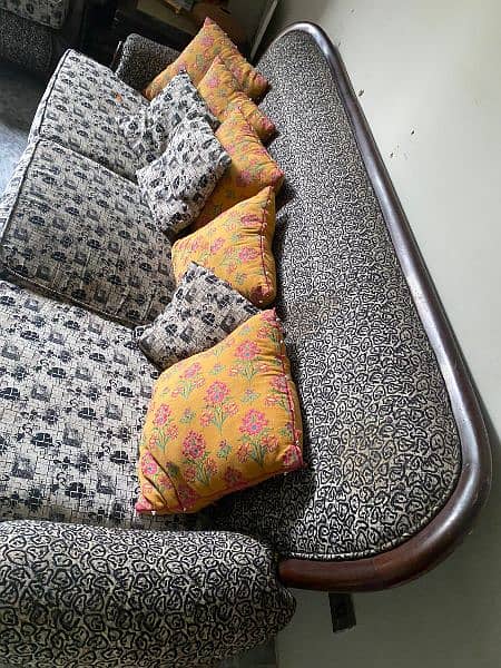 7 seater sofa purel shesham wood 1