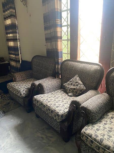 7 seater sofa purel shesham wood 2