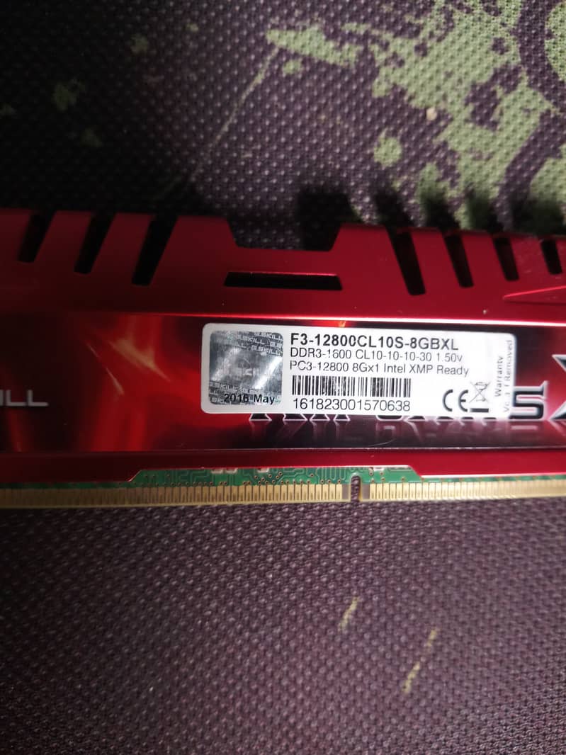 RIPJAWS X GSKILL 8GB RAM DDR3 1600Mhz 1