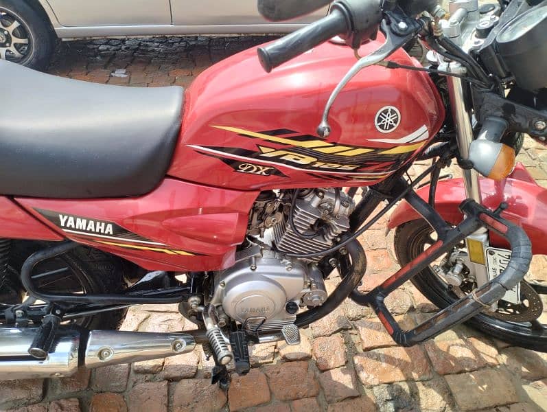 Yamaha YBZ 125 DX  Model  2021 Red Colour 4