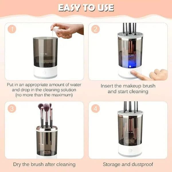 Electric makeup brush cleaner 3