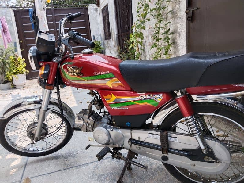 Road Prince 70cc bike Red Colour Good Condition 0 3 2 1 6 3 4 7 5 7 7 19