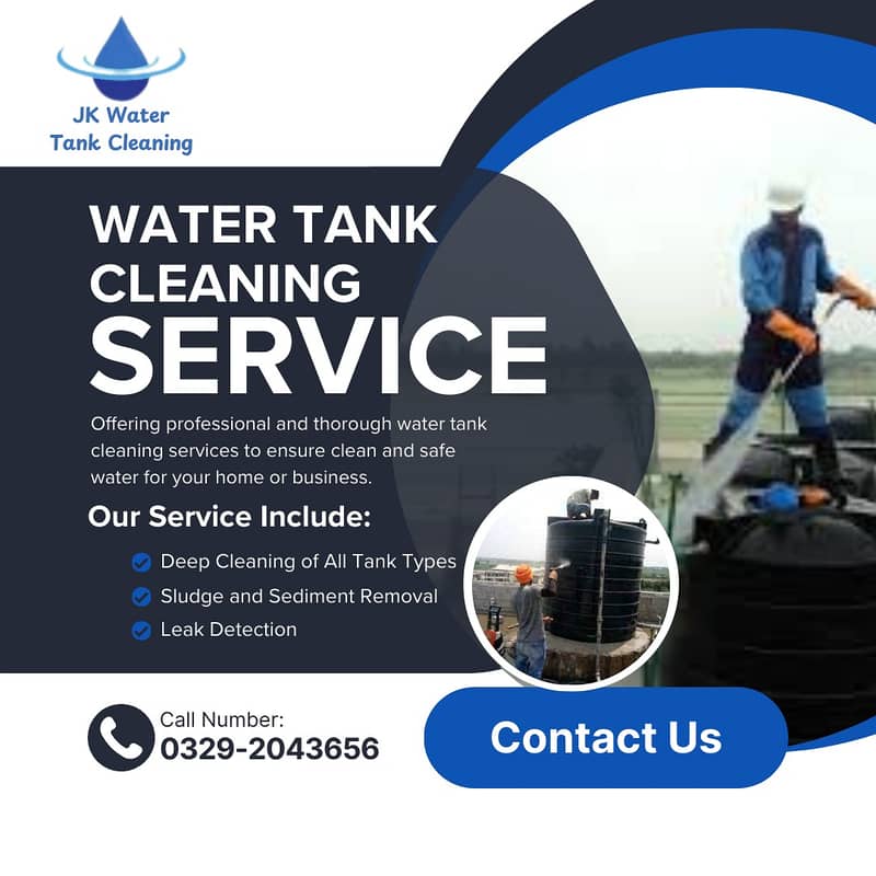 Water Tank Cleaning Service | Best Service in karachi 0