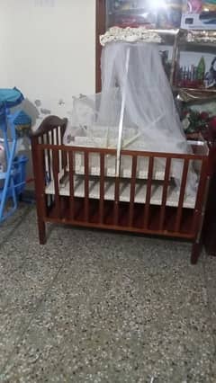 wooden baby cot  urgent for sale  condition 10/10