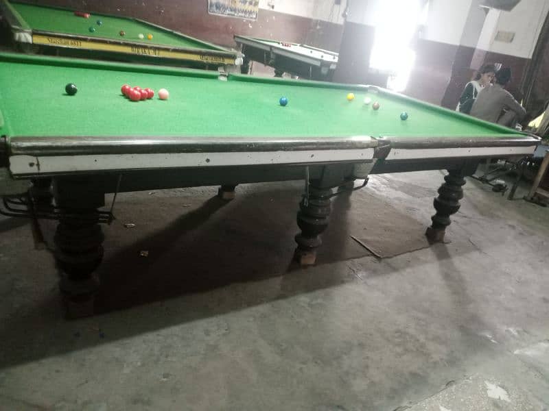 snooker table 6red to stick 3