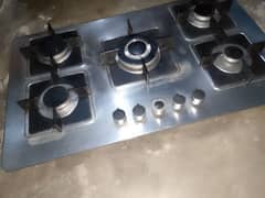 5Burnar + 3burnar Used Hob and Oven For Sale .