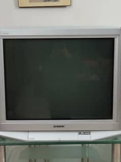 Sony Trinton TV with trolley  for sale