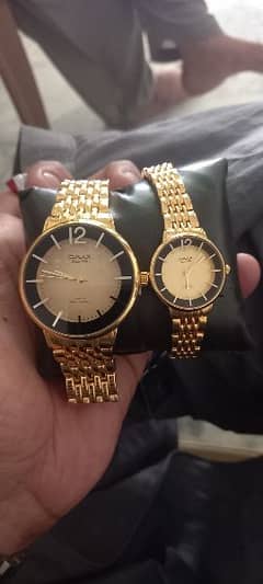 omax golden watch