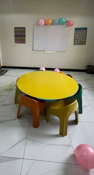 School Furniture and Slide for Kids Play Area 2