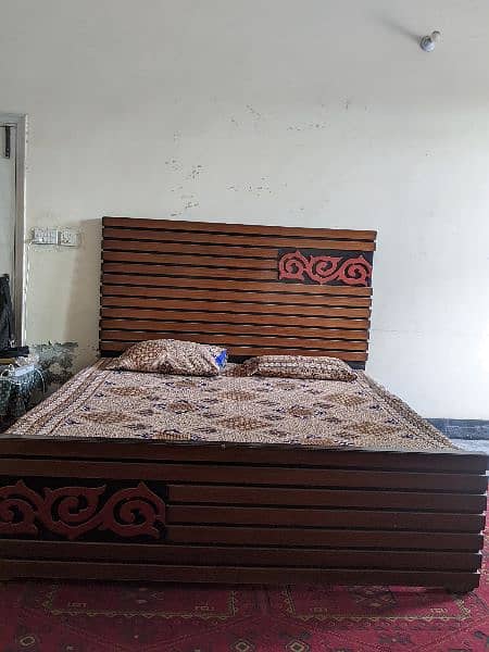 Original Wooden King Size Bed With Molty Foam 1