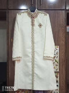 grom sherwani brand new only one time used