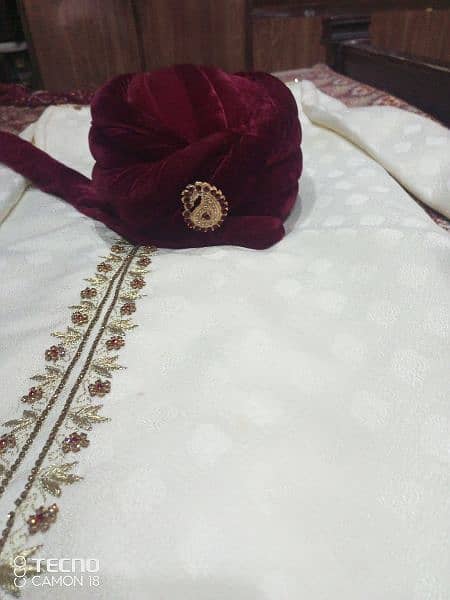 grom sherwani brand new only one time used 2