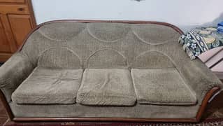 5 seater solid wood sofa set