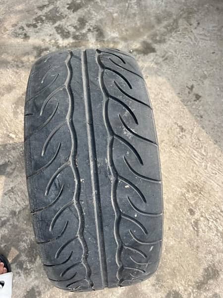 Carazon S-7 rims 4 piece set with tyres very good condition 2