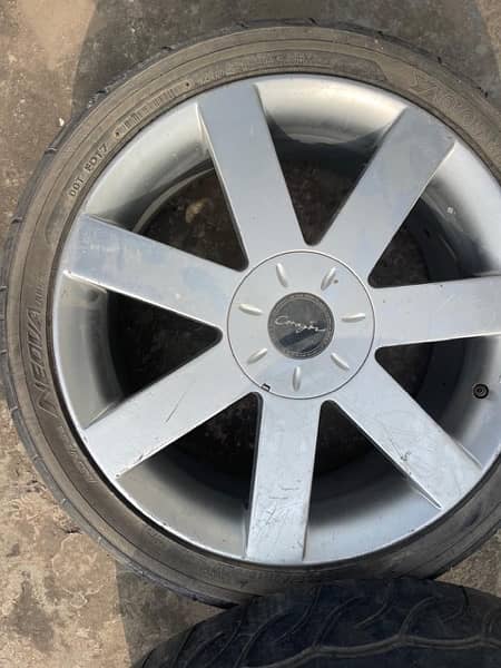 Carazon S-7 rims 4 piece set with tyres very good condition 6